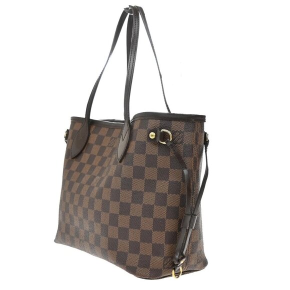 LOUIS VUITTON Neverfull PM Shoulder Tote Bag Damier Leather Brown N51109 14KB393 - Picture 2 of 16